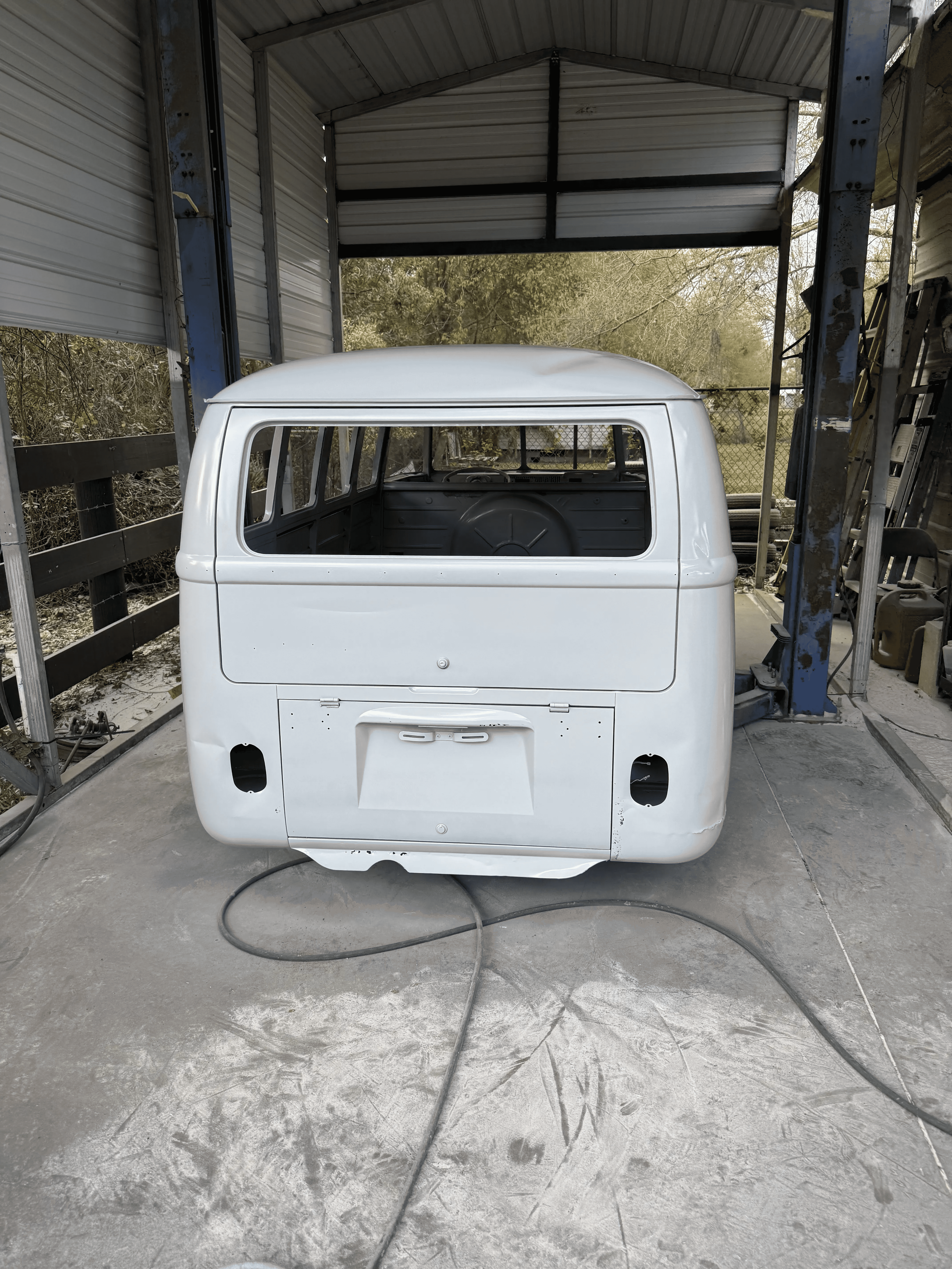 Large truck surface blasting project completed by All Surface Blasting